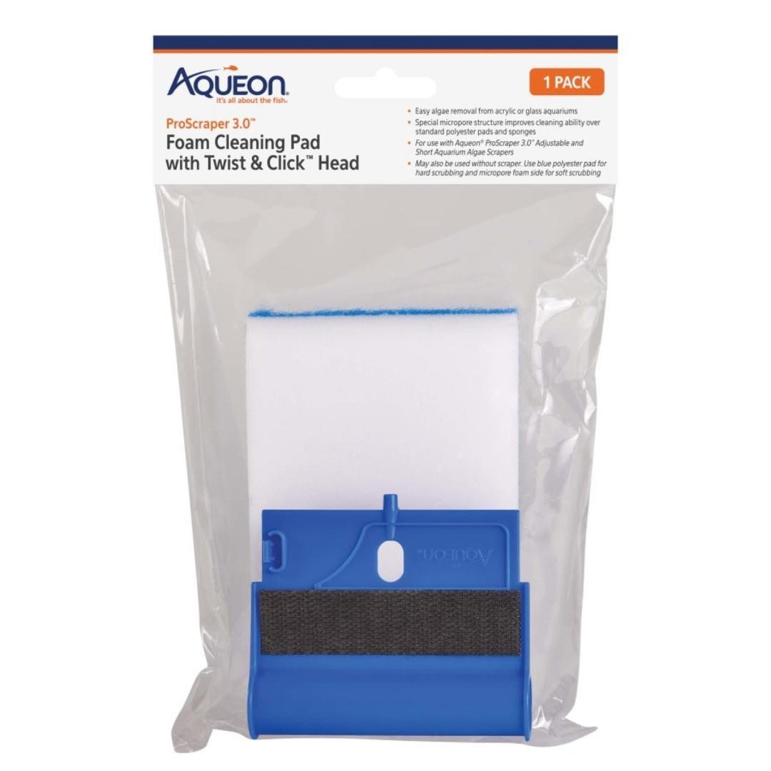 Aqueon ProScraper 3.0 Foam Cleaning Pad Twist Click Head 1ea Default Title
