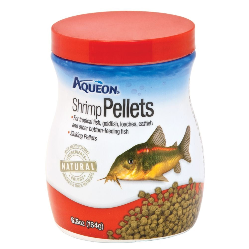 Aqueon Shrimp Pellet Fish Food 6.5oz Jar