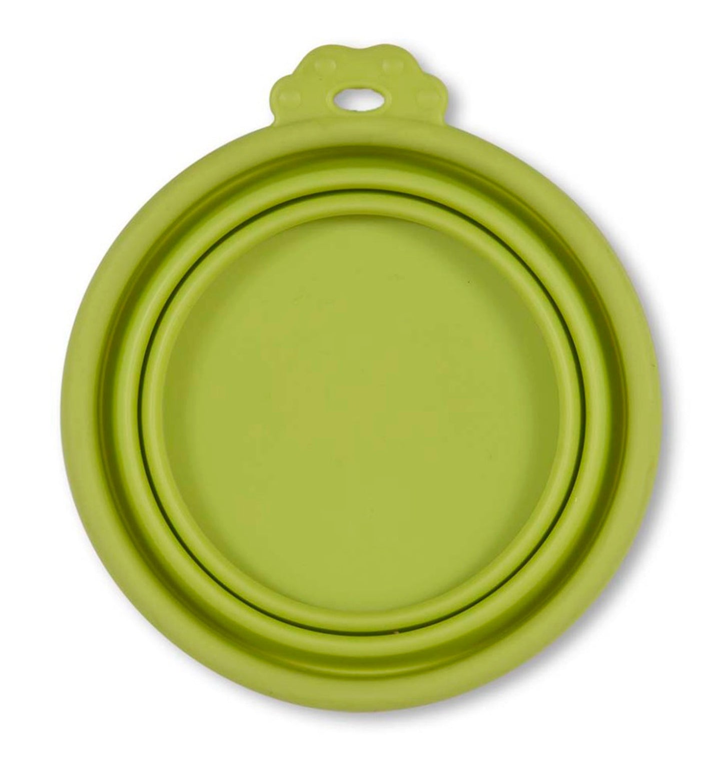 Petmate Silicone Round Travel Pet Bowl Go Go Green 1ea/MD