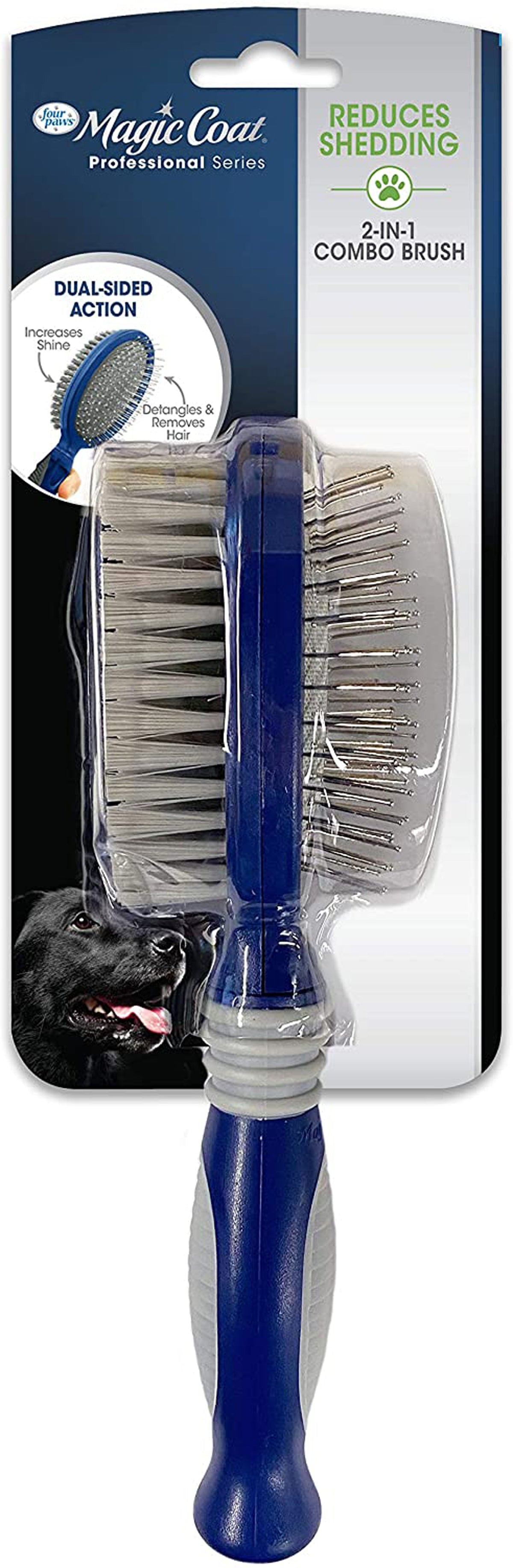 Four Paws Magic Coat Dual Side Combo Brush Small