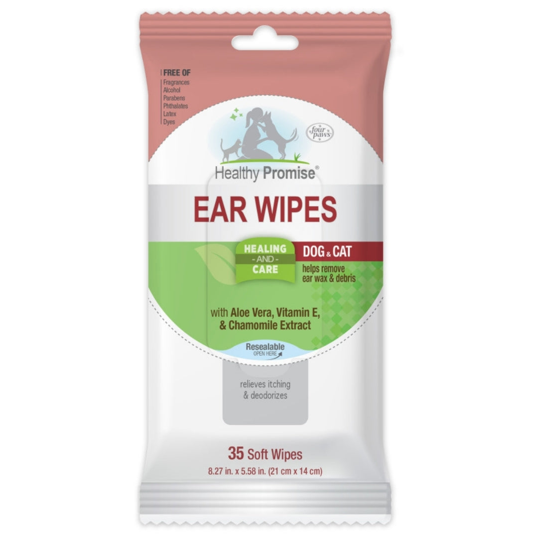 Healthy Promise Ear Wipes Healing and Care for Dog and Cat 35ct