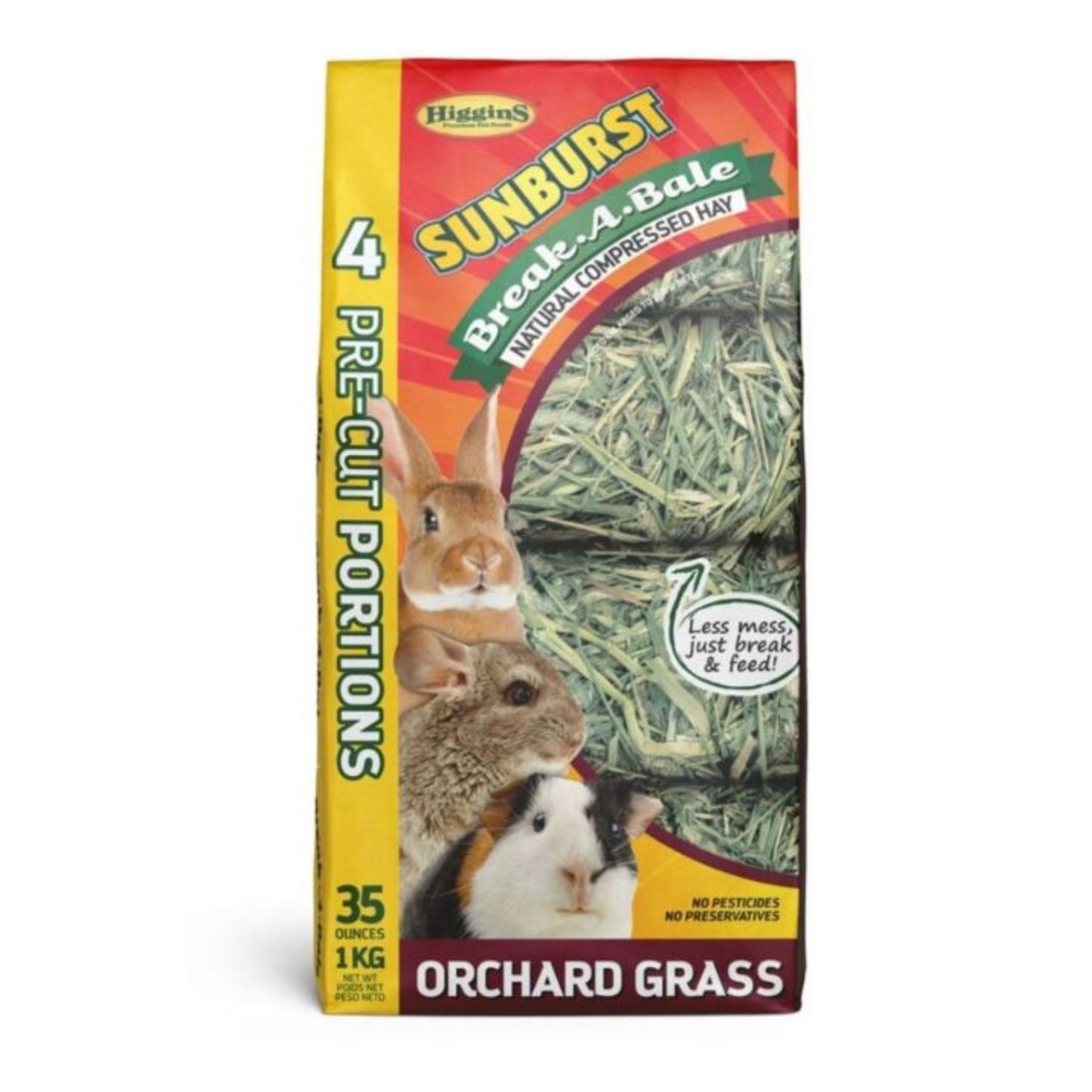 Sunburst Break-A-Bale Orchard Grass 35oz.