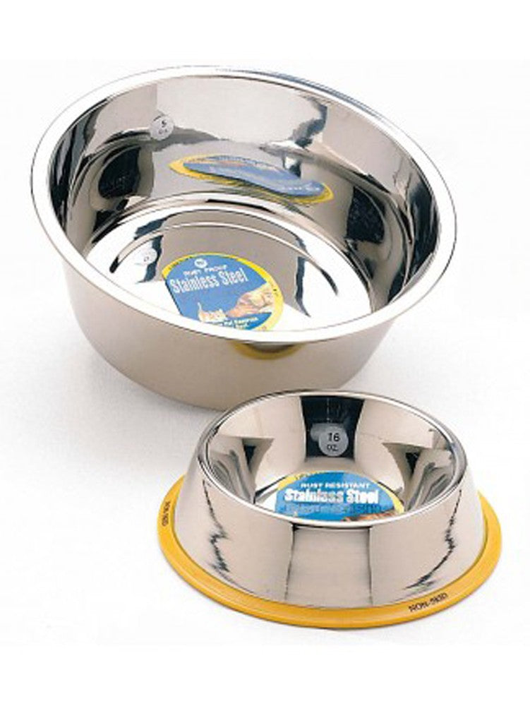 Spot Stainless Steel Mirror Finish Dog Bowl 1qt