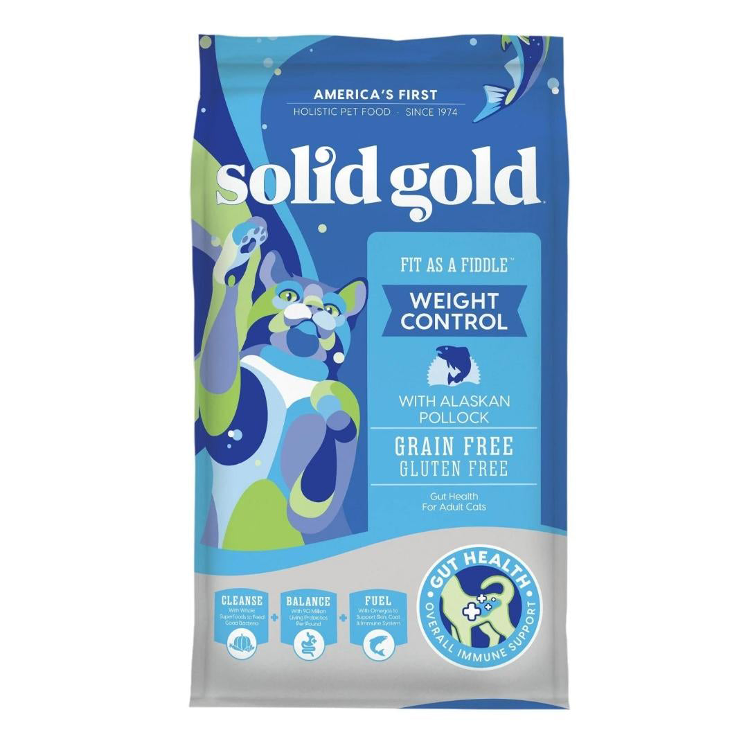 Solid Gold Cat Fit As Fiddle Grainfree Pollack Weight Management 3Lb