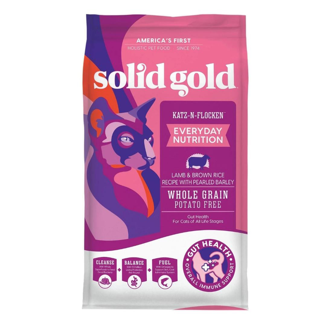 Solid Gold Cat Katze-N-Flocken Lamb 12Lb
