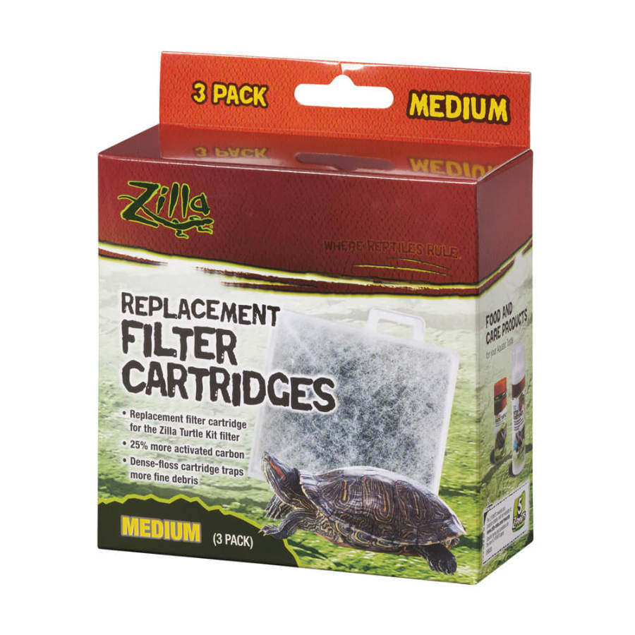 Zilla Replacement Filter Cartridge Medium 3pk