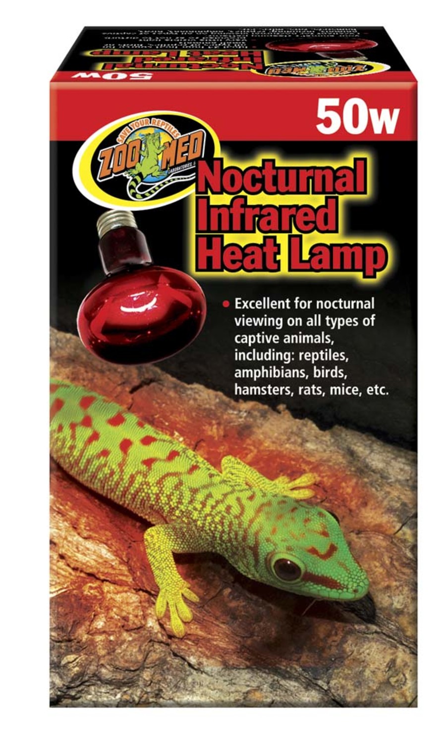 Zoo Med Nocturnal Infrared Heat Lamp 50W