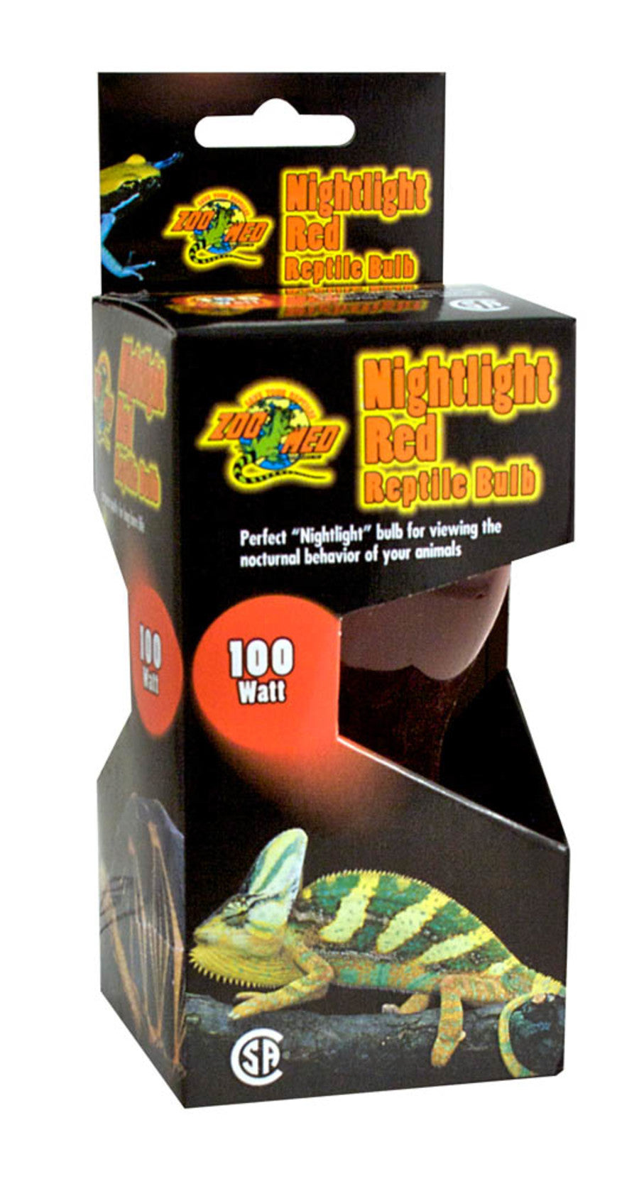 Zoo Med Nightlight Red Reptile Bulb 100W