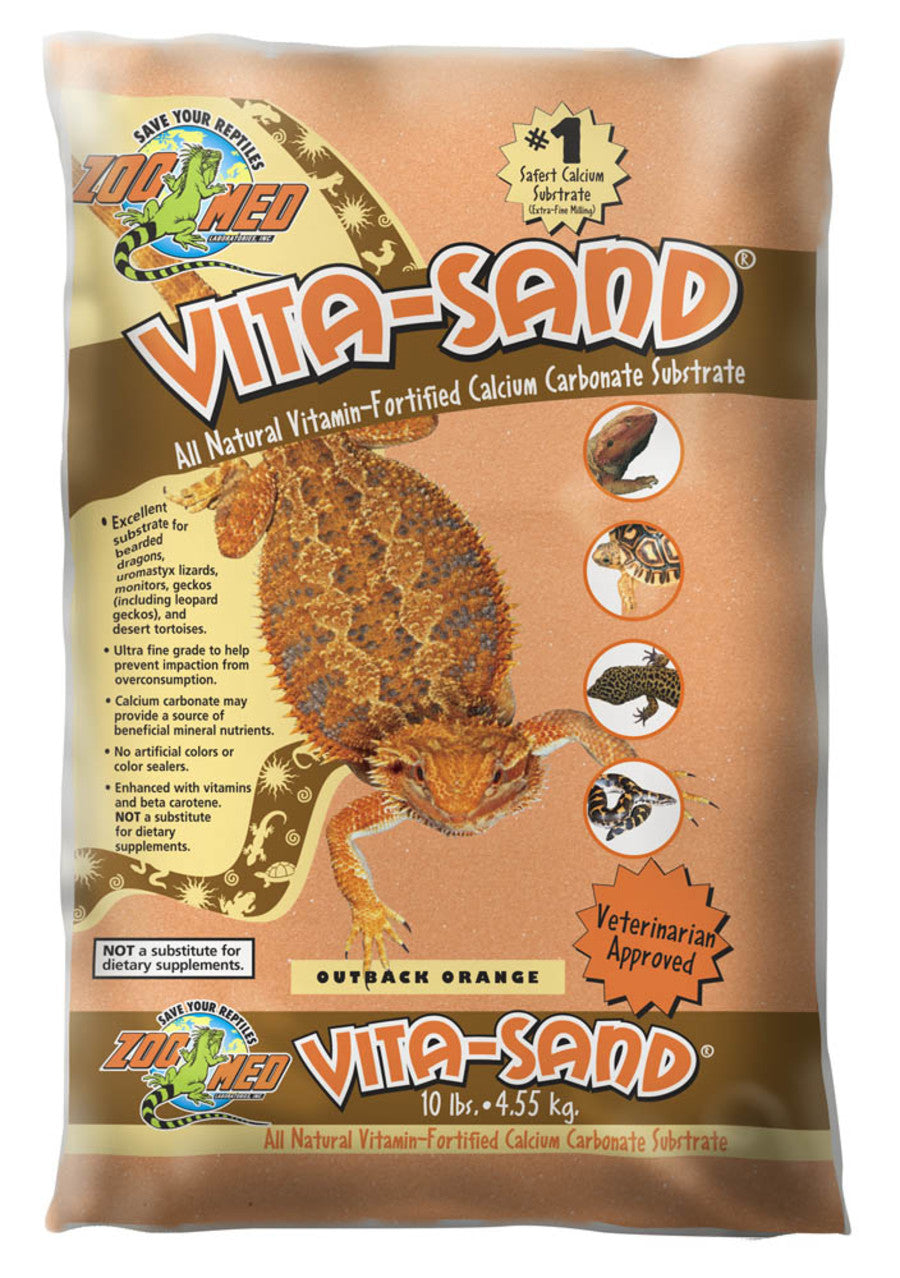 Zoo Med VitaSand Substrate Outback Orange, 10 lb