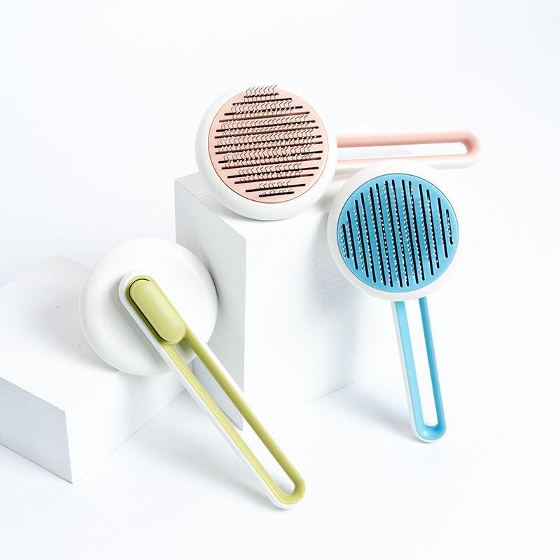 Pet Fur Buster: Automatic Hair Remover & Massage Brush For Cats And Dogs