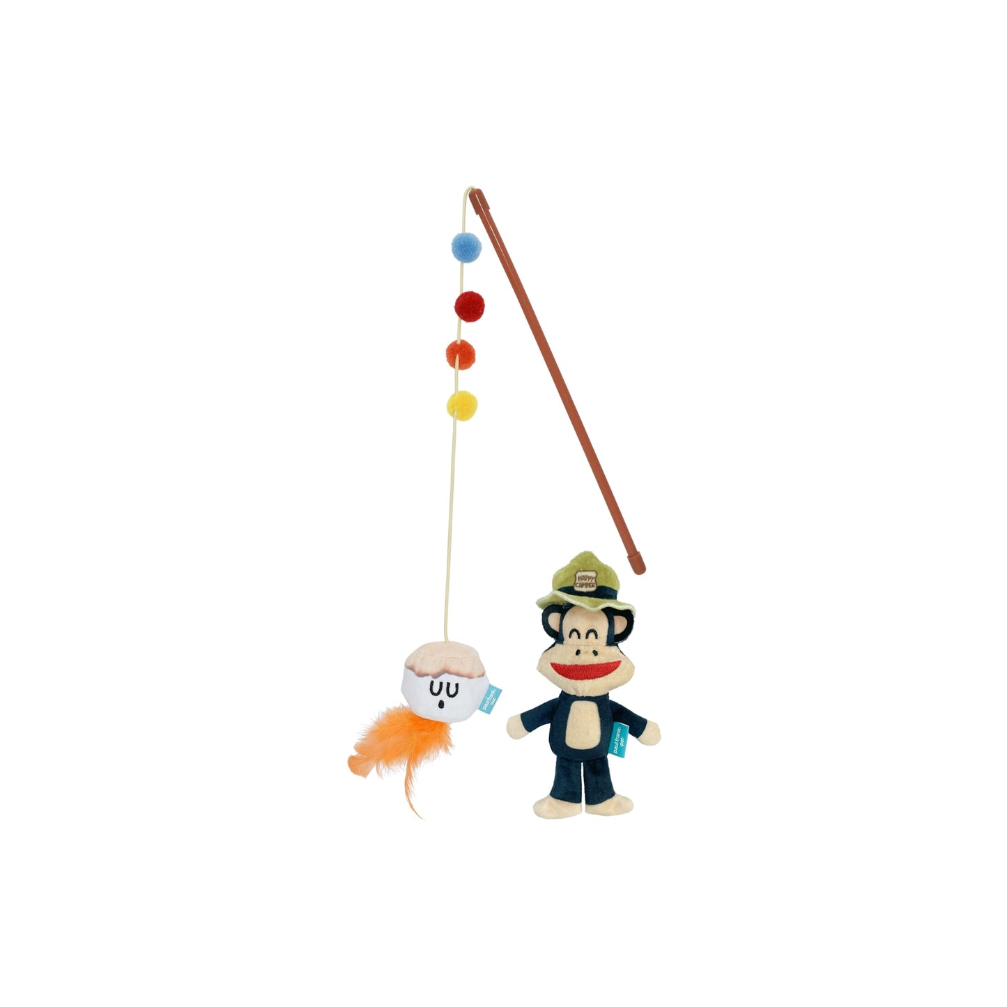 Multipet Paul Frank Cat Marshmallow Wand 2pk
