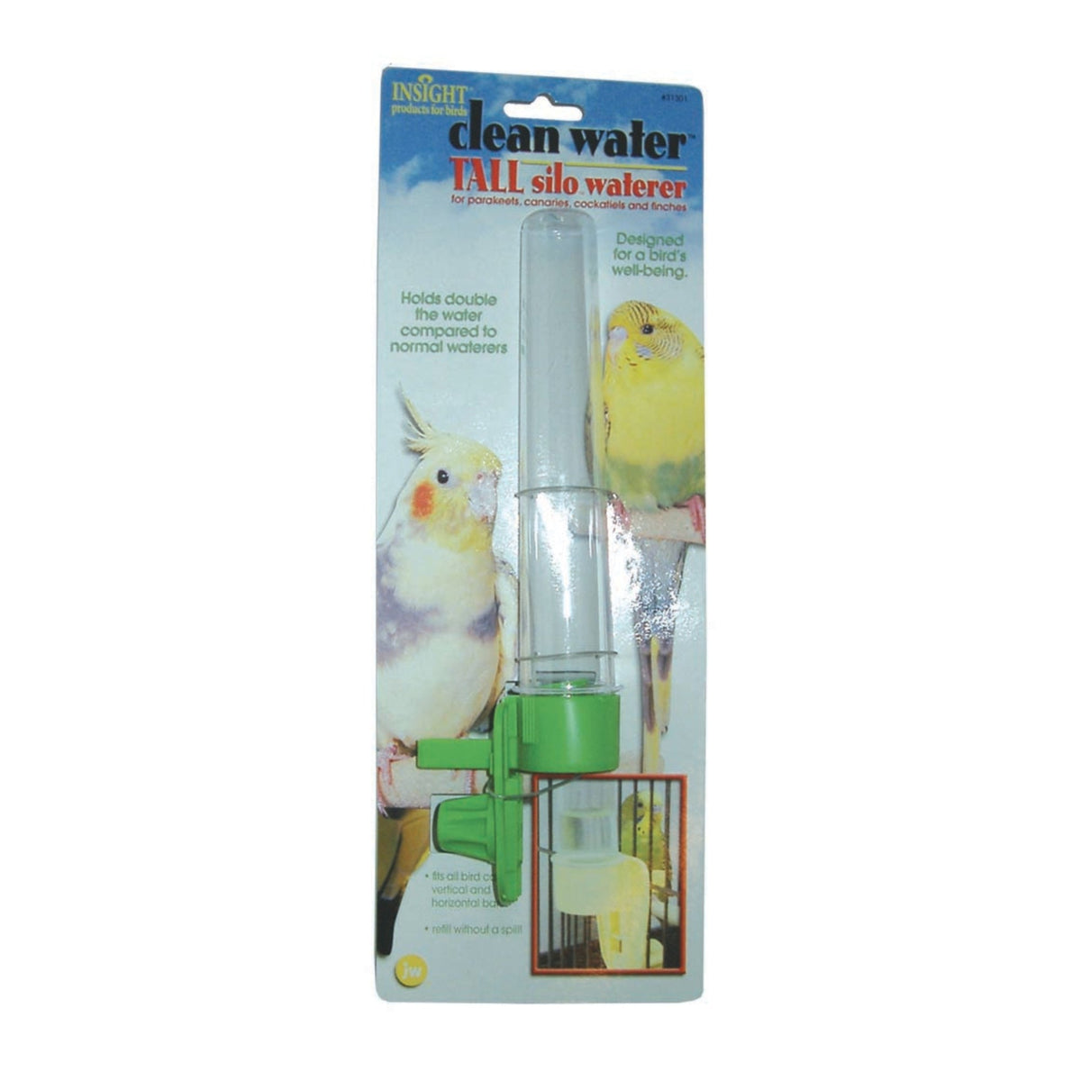 JW Pet Clean Water Silo Waterer Assorted 1ea/LG