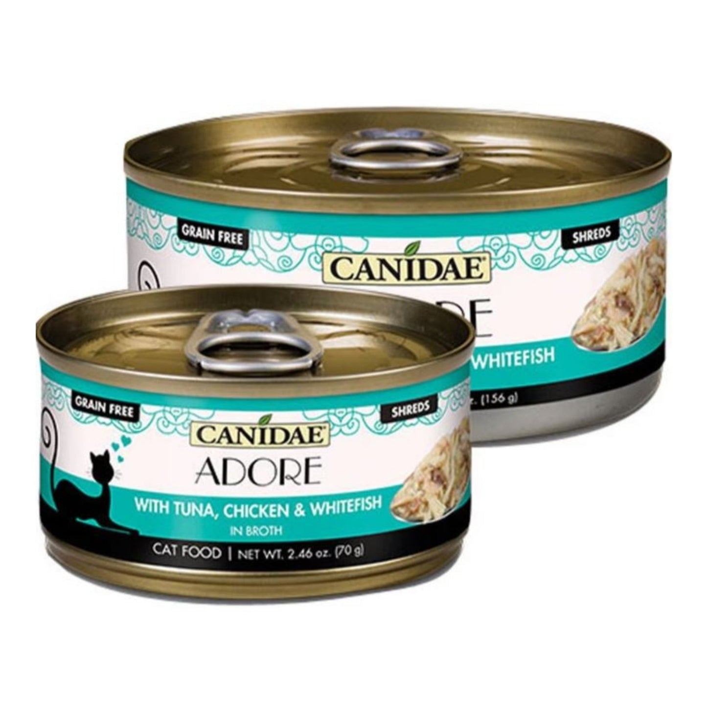CANIDAE PURE Goodness Canned Cat Food Tuna, Chicken Whitefish in Broth, 24ea/2.46 oz - All Pet Super Store