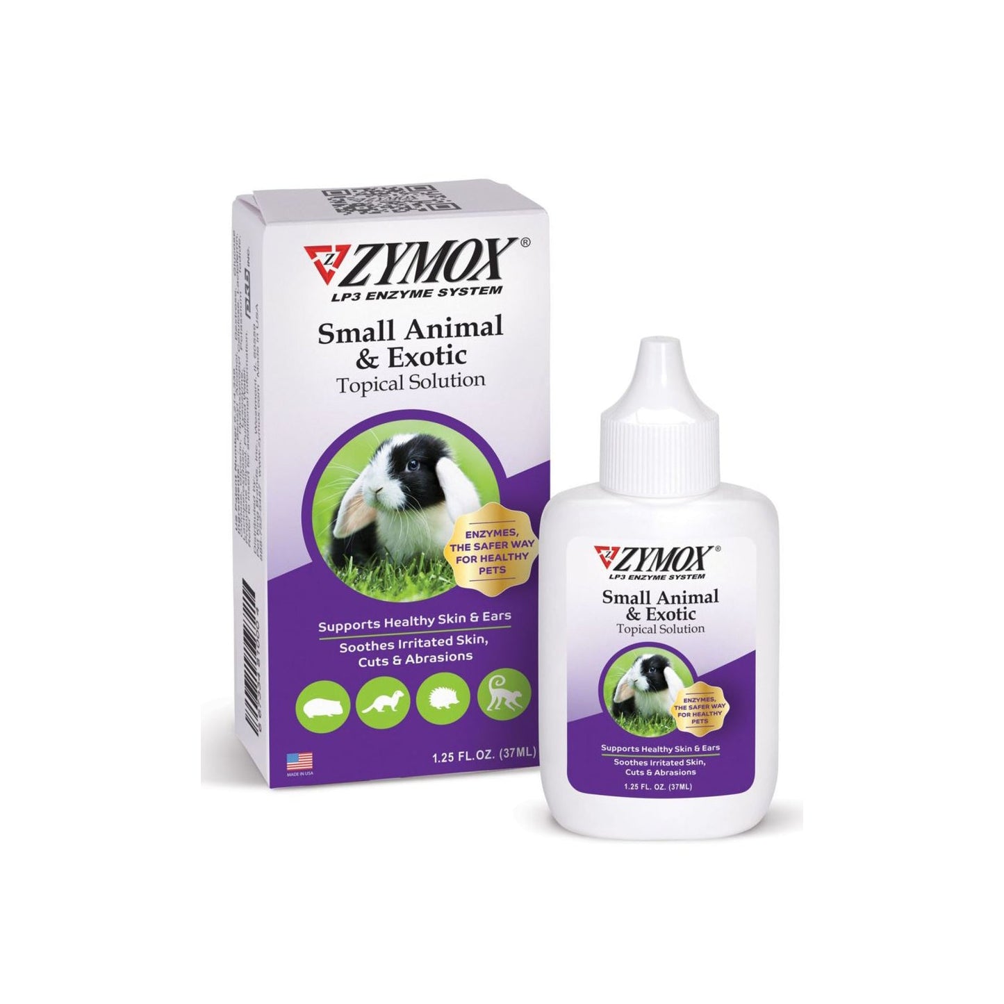 Zymox Small Animal Exotic Topical Solution 1ea/1.25 oz