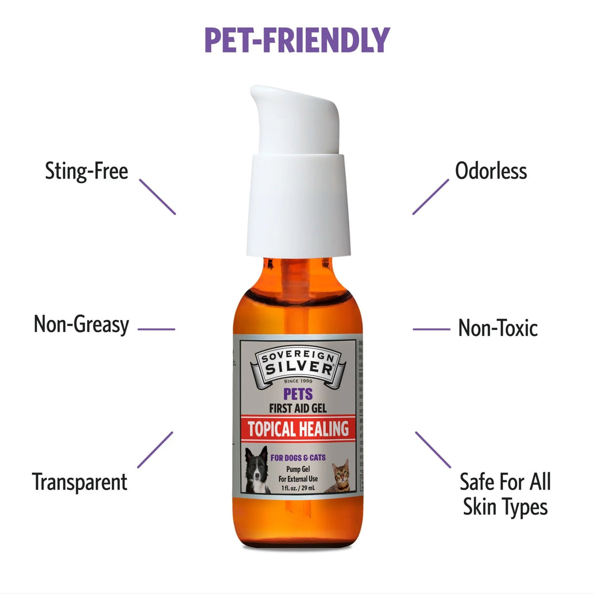 Sovereign Silver Pets Topical First Aid Gel Ds 12 Pc