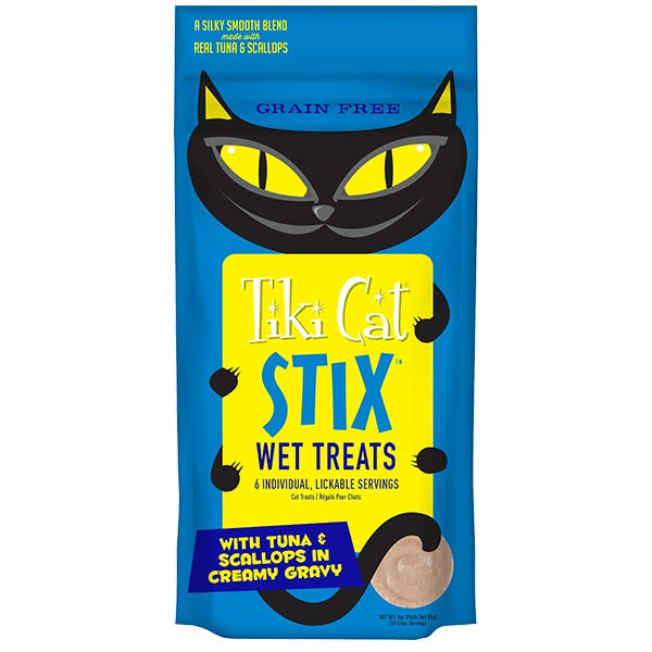 TIKI PETS CAT STIX MOUSSE TUNA & SCALLOPS 3oz Default Title