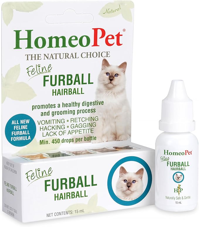 HomeoPet FELINE Furball Relief 1ea/0.5 fl oz