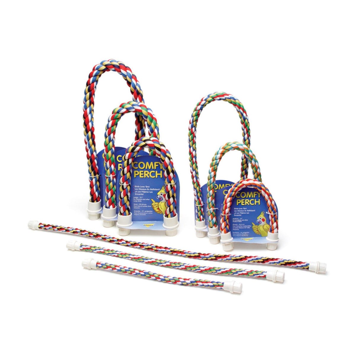 JW Pet Comfy Perch Multi-Color 1ea/32 in, SM