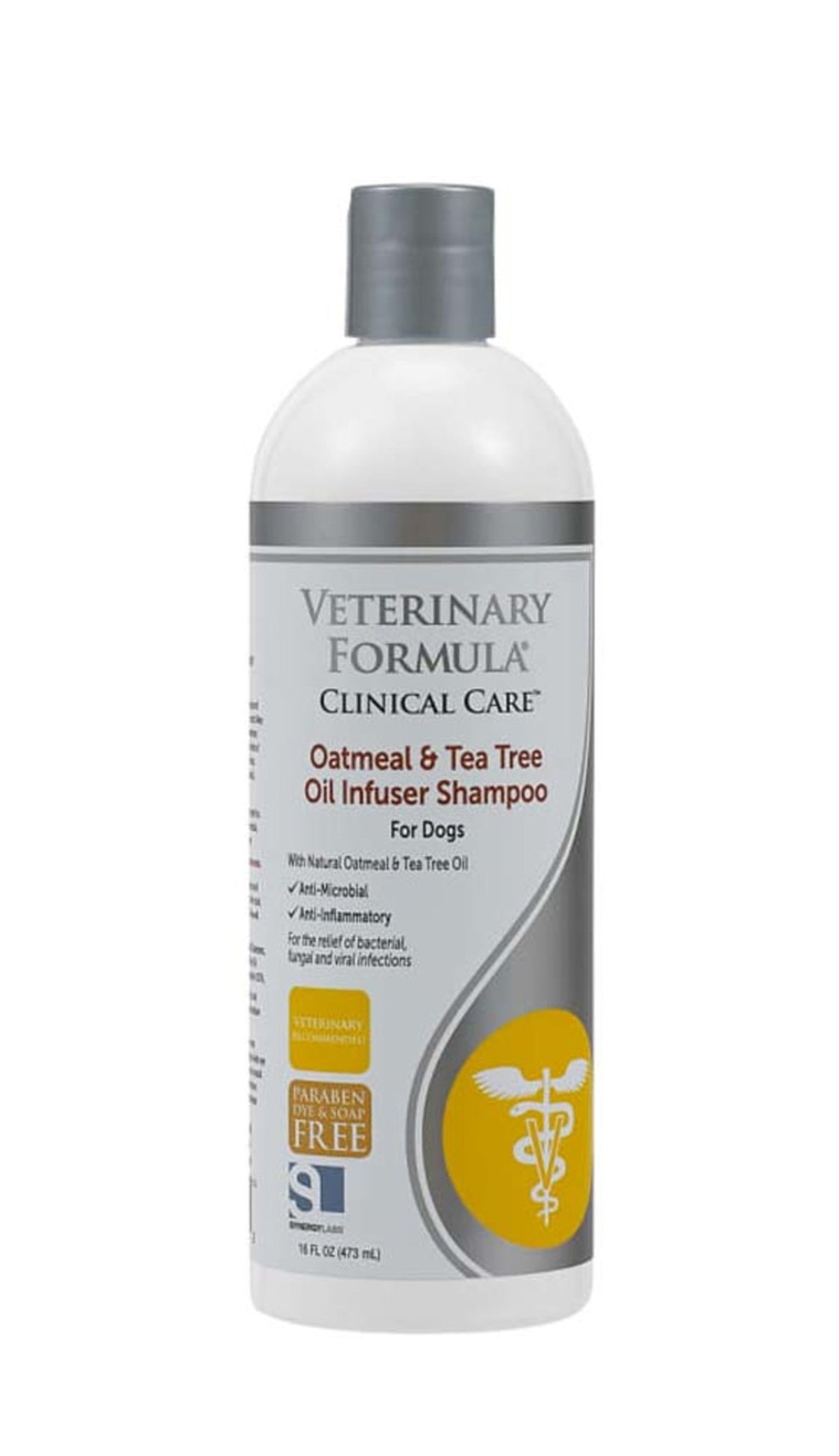 Veterinary Formula Clinical Care Oatmeal & Tea Tree Oil Infuser Pet Shampoo 16oz