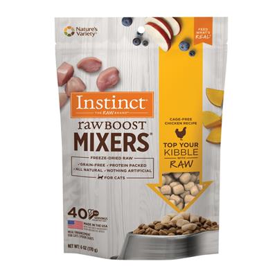 Natures Variety Instinct Raw Boost Mix Cat Chicken 6oz. Freeze Dried