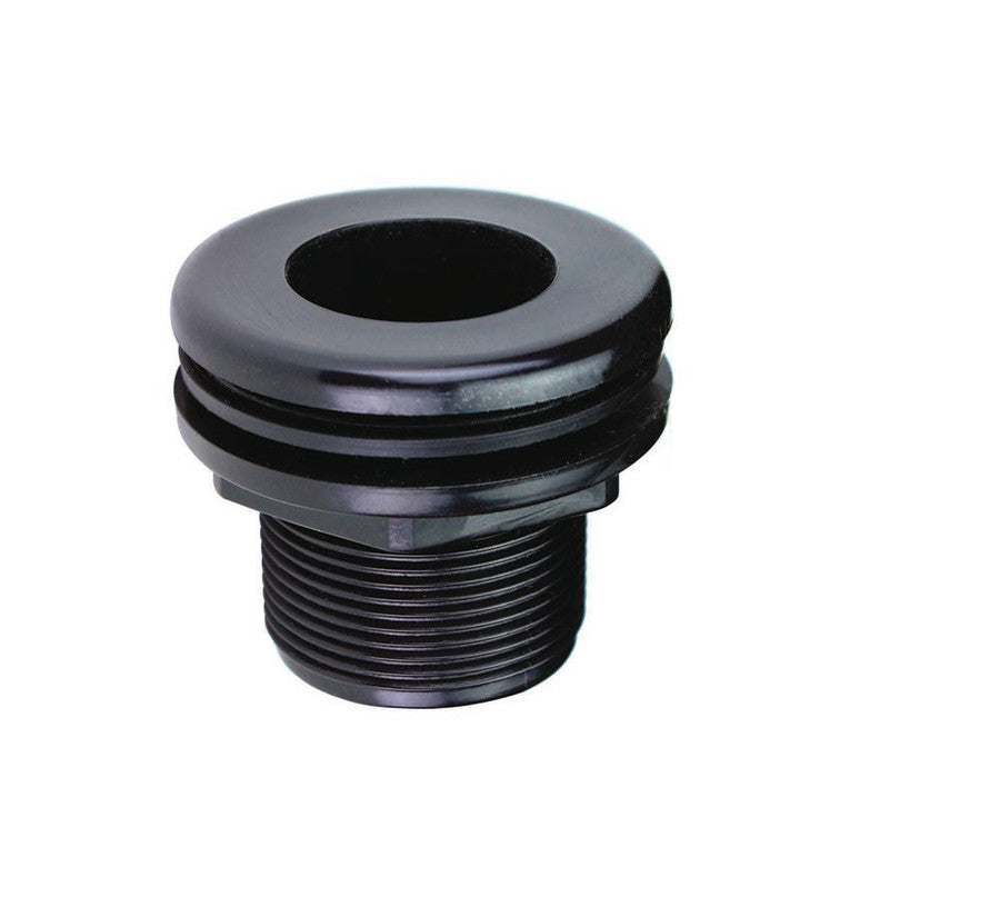 Lifegard Aquatics Slip/Slip Bulkhead Aquarium Fitting 1.5 x 2.5in