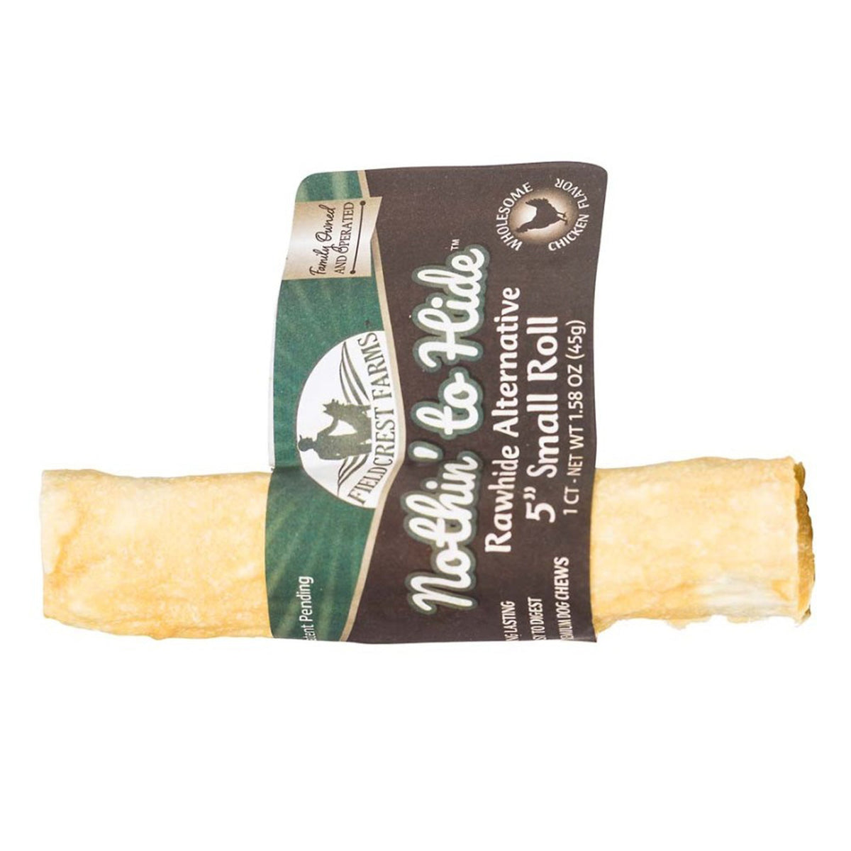 Fieldcrest Farms Nothin' to Hide Roll Dog Treat Chicken Small