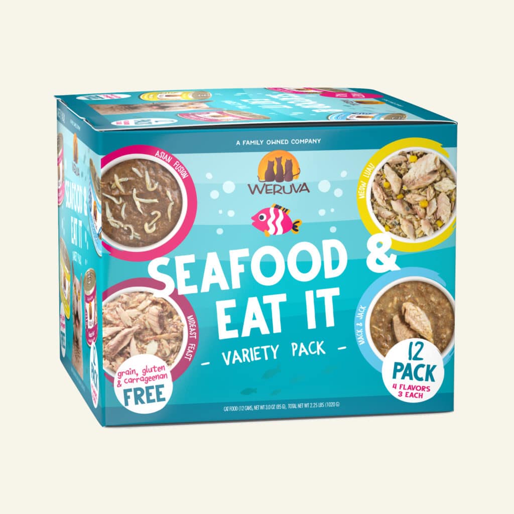 WERUVA CAT SEAFOOD EAT IT 3oz VARIETY PACK Default Title