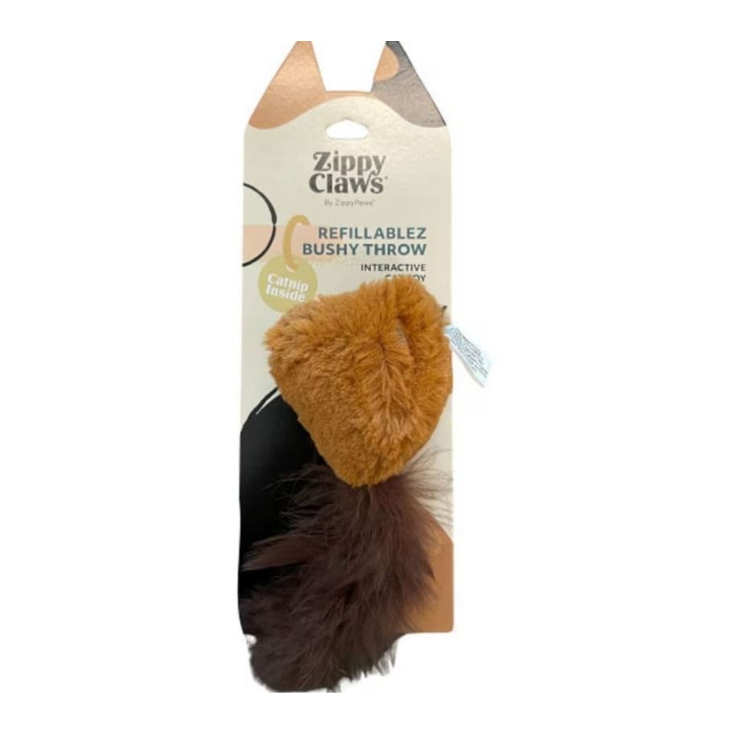 Zippyclaws Refillablez Bushy Throw Squirrel Small