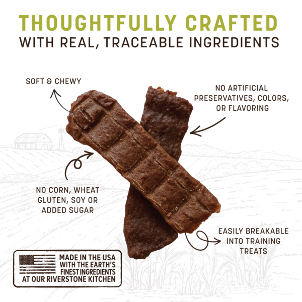 Earth Animal Dog Wisdom Air-Dried Jerky Chicken 4oz.