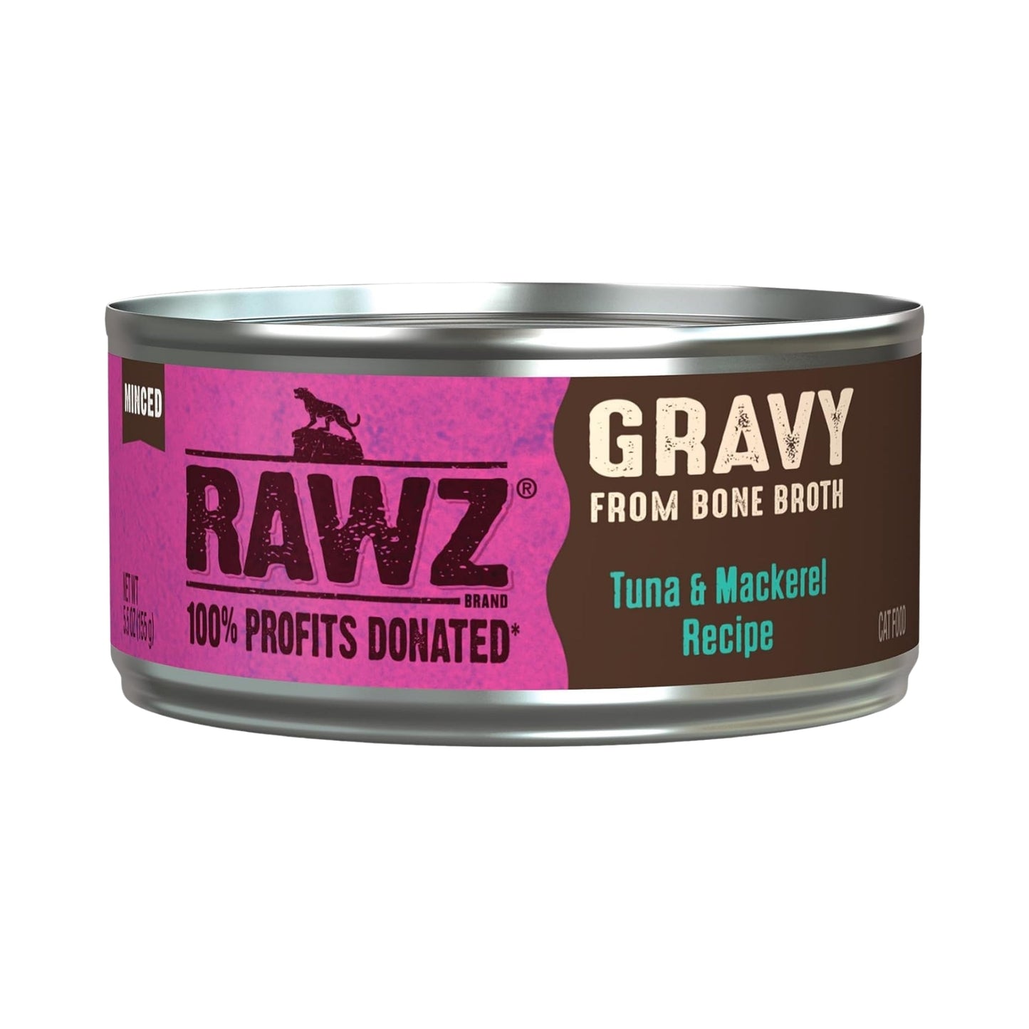 Rawz Gravy Cat 5.5oz. Tuna Mackerel (Case of 24)