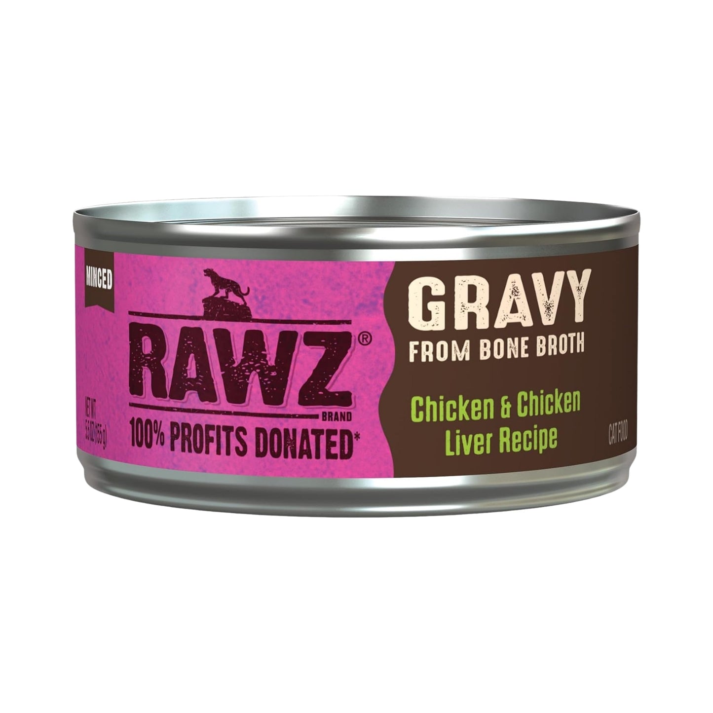 Rawz Gravy Cat 5.5oz. Chicken Chicken Liver (Case of 24)