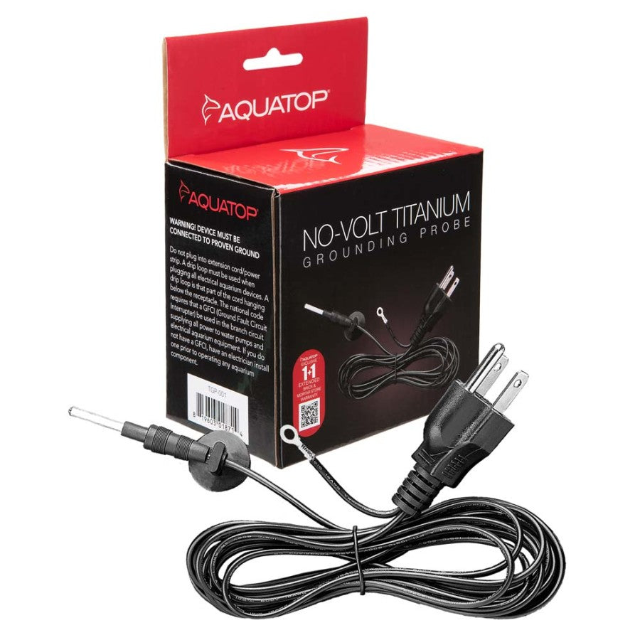 AquaTop NO-VOLT Titanium Aquarium Grounding Probe
