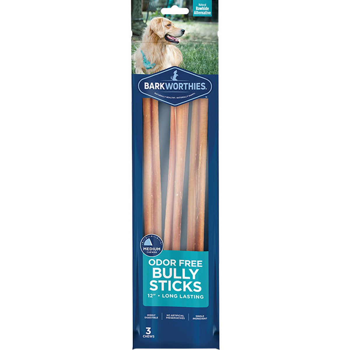 Barkw D Bully Of 12" 3Pk 6Ct