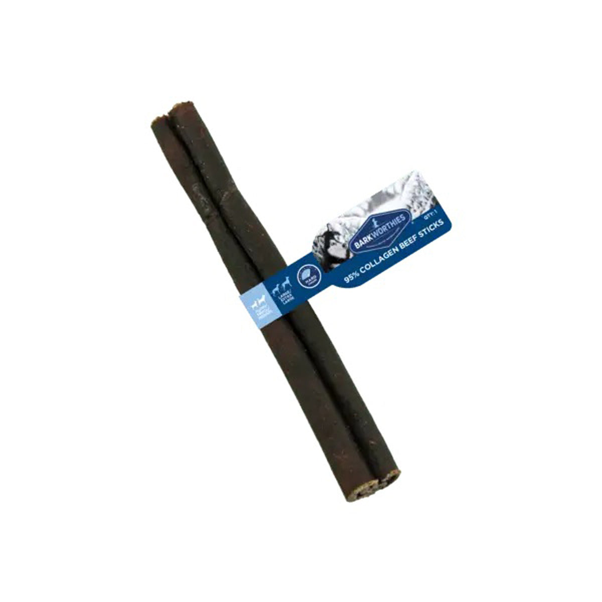 Barkworthies Collagen Stick Dog Treat Beef 6in.