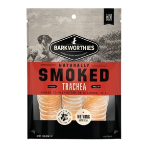 Barkworthies Smoked Trachea Dog Treat Medium 5-6in/3ct