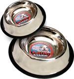 Loving Pets Traditional NoTip Stainless Steel Dog Bowl Silver, 1ea/24 oz