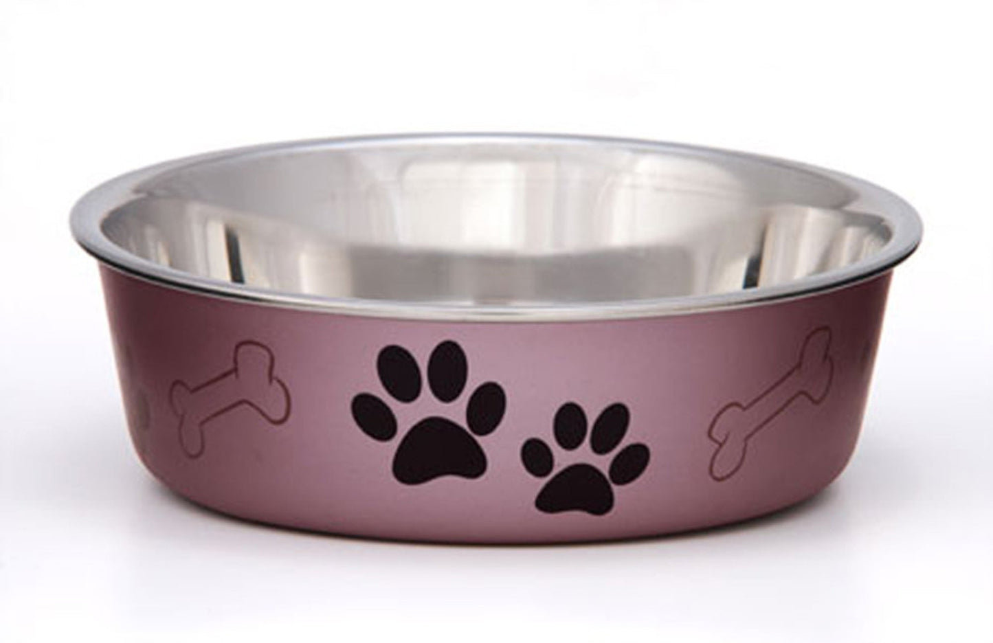 Loving Pets Metallic Dog Bowl Grape, 1ea/LG
