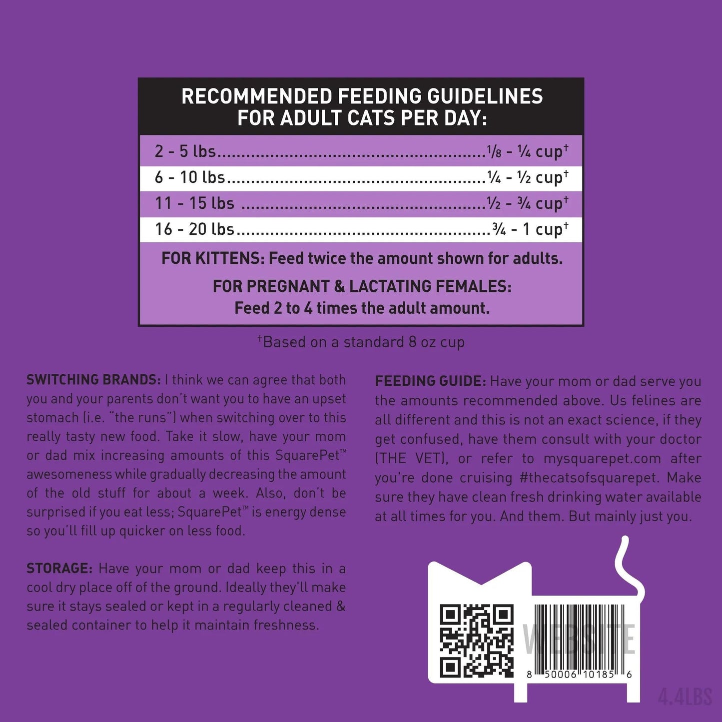 Square Pet VFS Powercat 4.4Lb Turkey Chicken