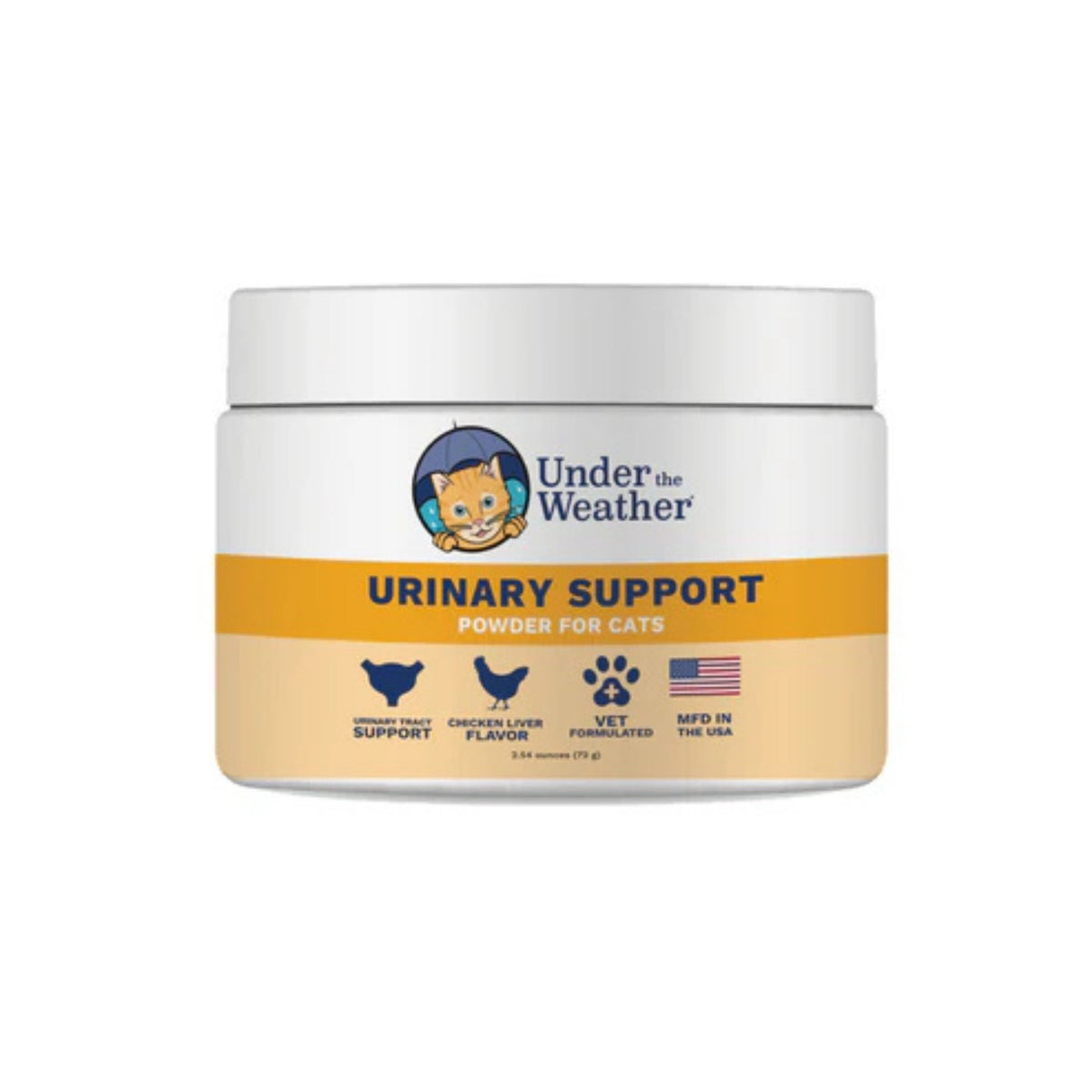 Under The Weather Urinary Support Powder Cats Chicken/Liver 2.54oz.