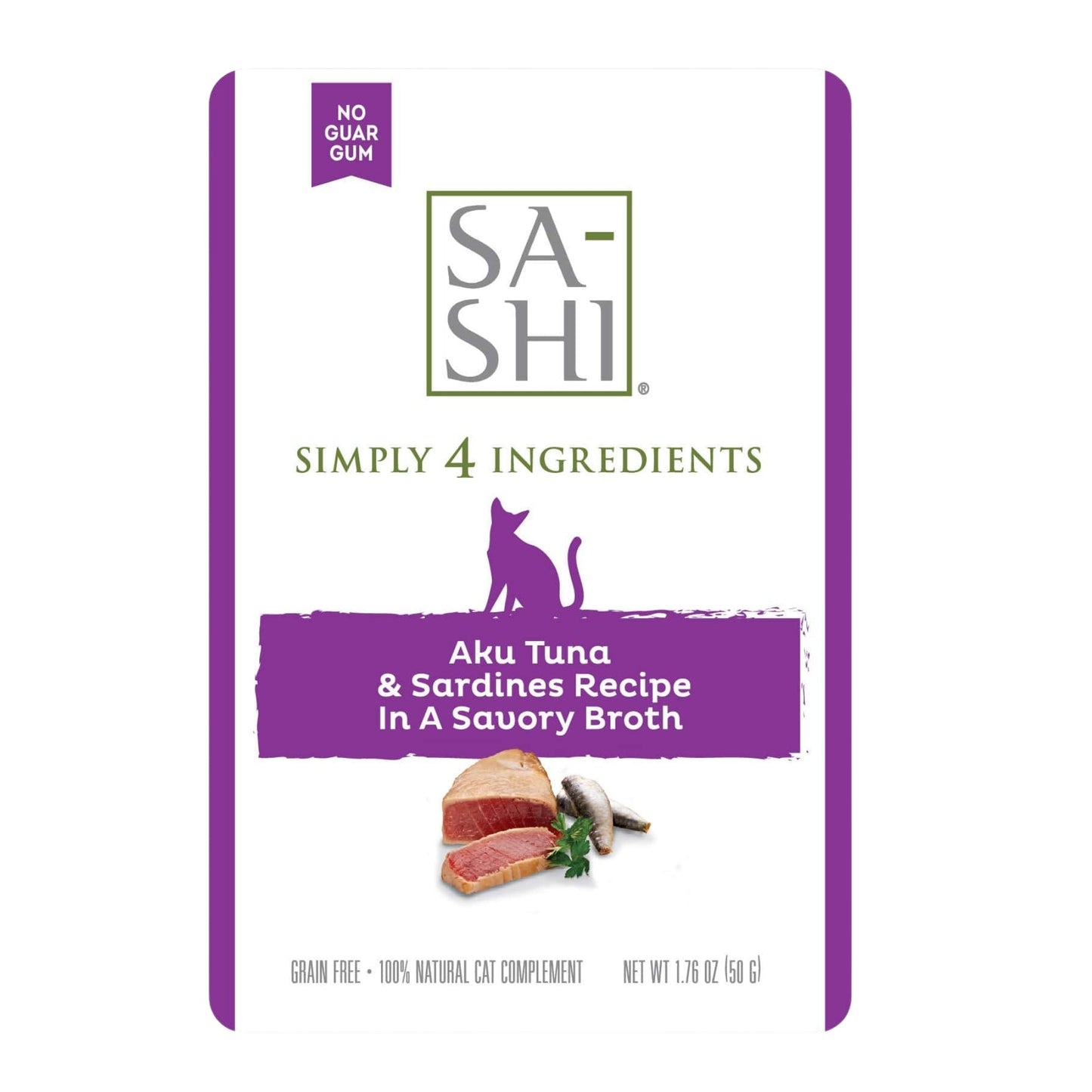 Sa-Shi Tuna Sardines 1.76oz. 8 Pouches (Case of 6)