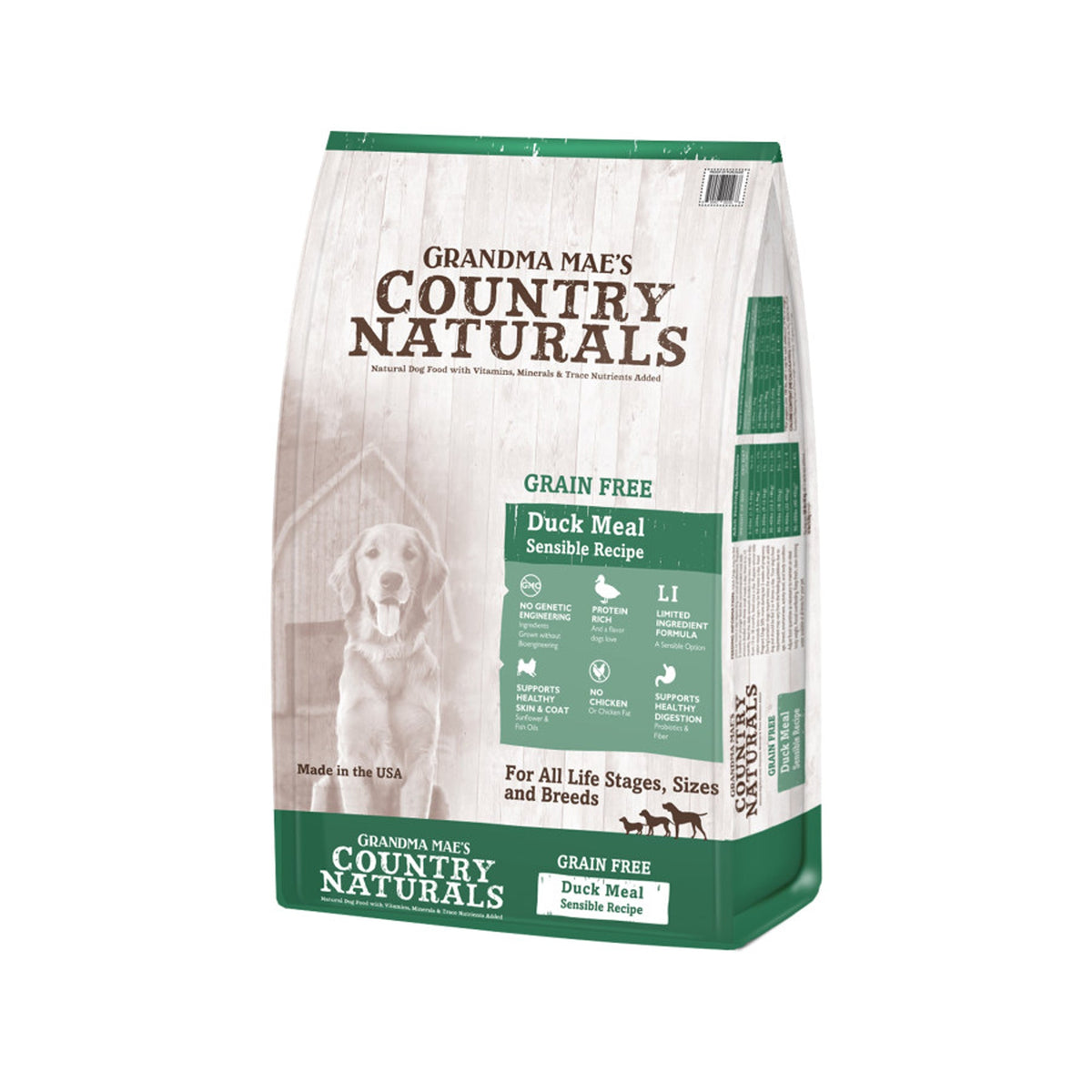 Grandma Mae's Country Naturals Grain Free Duck Meal Sensible Recipe 4lb