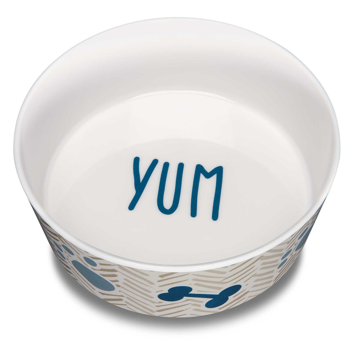 Loving Pets Dolce Moderna Bowl Yum Chevron 1ea/SM