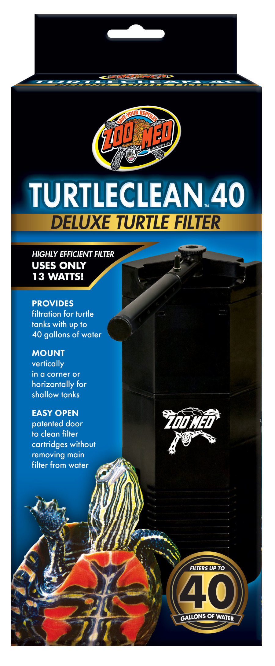 Zoo Med TurtleClean 40 Filter