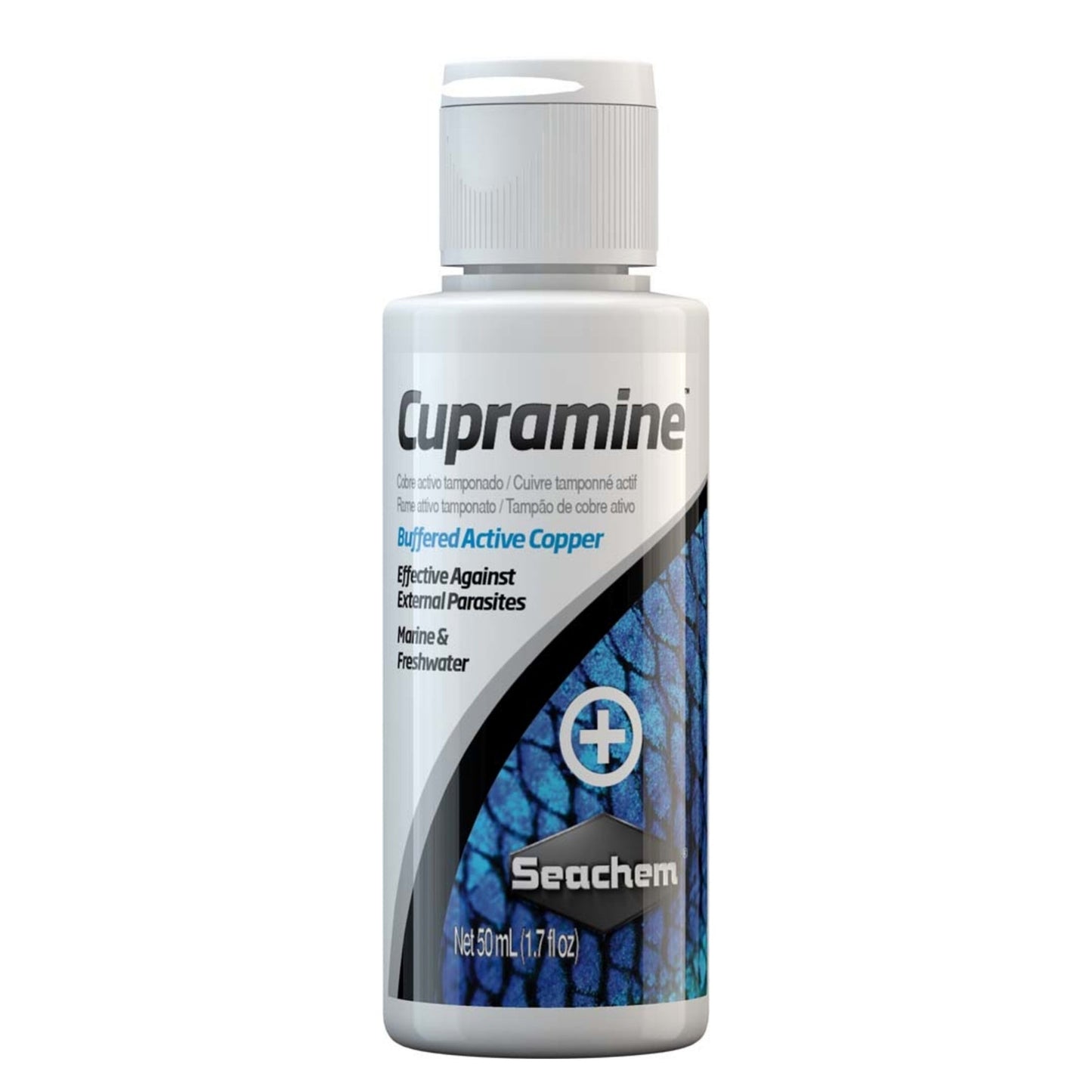 Seachem Laboratories Cupramine Copper Treatment 1ea/1.7 fl oz