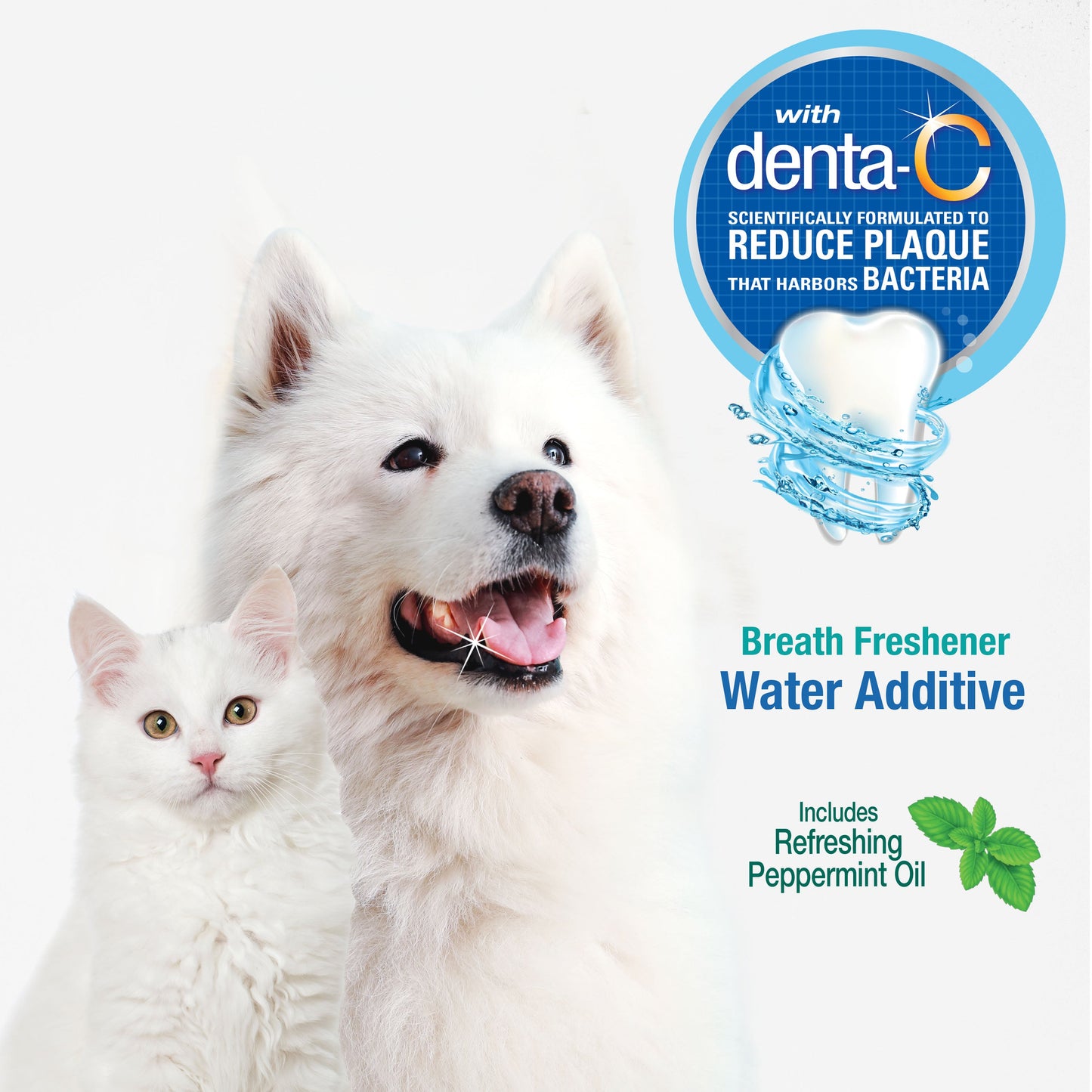 Nylabone Advanced Oral Care Dog  Cat Breath Freshener Peppermint, 1ea/16 oz 1 ct