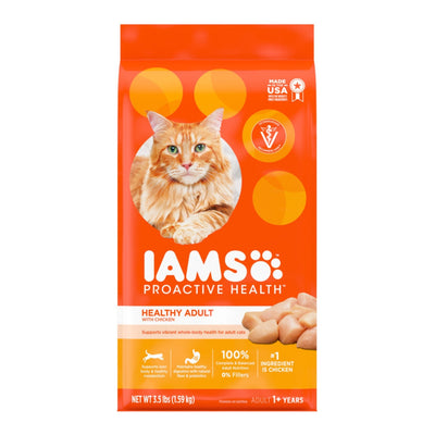 IAMS Proactive Health Adult Dry Cat Food Chicken 3.5lb