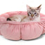 Aspen Puffy Round Pet Bed Assorted 1ea/18 in
