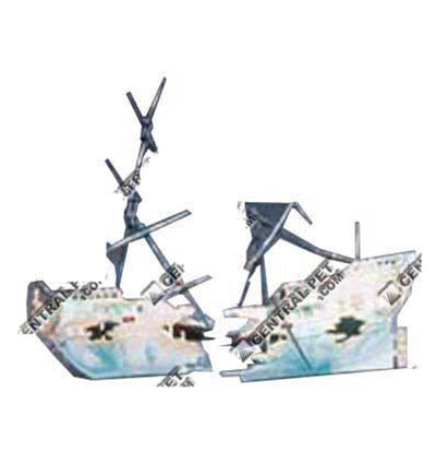 Penn-Plax Split Shipwreck Air