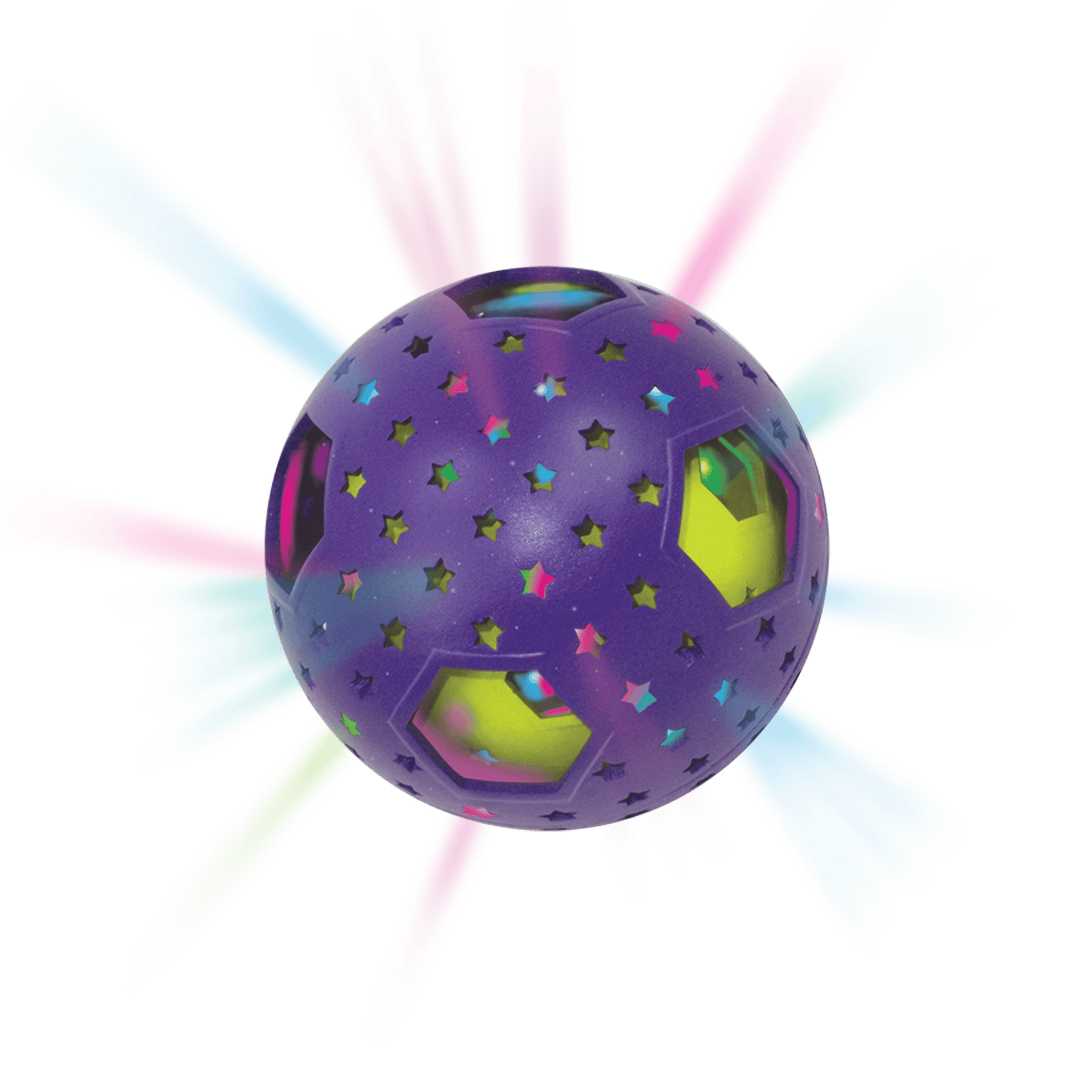 KONG Bat-A-Bout Flicker Disco Ball Catnip Toy Purple 1ea/One Size
