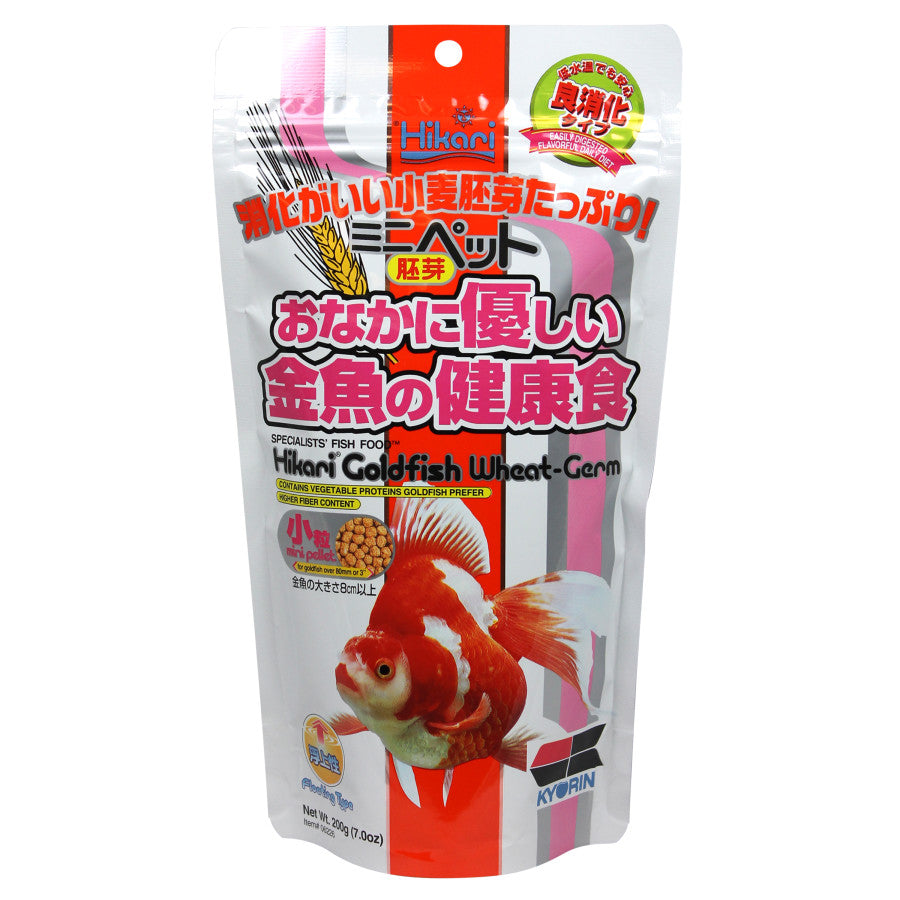 Hikari USA Goldfish WheatGerm Pellets Fish Food 1ea/7 oz, Mini